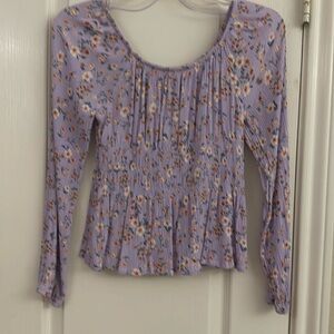 Cute crop top crêpe like material